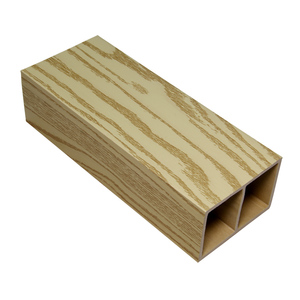 Wpc En <span class=keywords><strong>Bois</strong></span> Et En Plastique Composite <span class=keywords><strong>Bois</strong></span> Carré Tube Pour Décoratif Intérieur Creux En <span class=keywords><strong>Bois</strong></span> Latte 75*50mm - Product Image 4