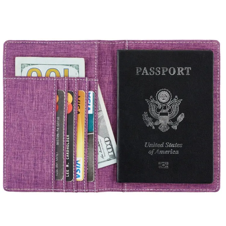 Travel Utility Simple Passport ID Card Cover Holder Case Protector