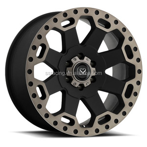 22 23 24 Inch Custom 4X4 Off-Road Truk Roda dengan 5X139.7 6X139.7 8X170 8X165.1 dan Negatif ET OFFSET -44 -76 -101