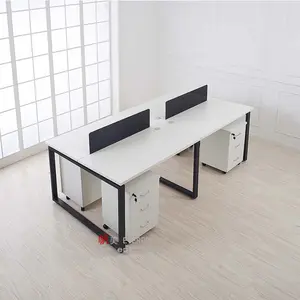 Hot Koop Modern Kantoormeubilair Metalen Computer Workstation Tafel Benen