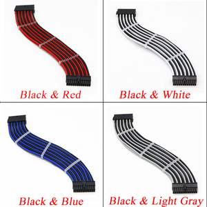 ドロップシッピング4mm100718awg24PMBオス-メスアダプター24ピンATX延長ケーブル (櫛付き) - Product Image 4