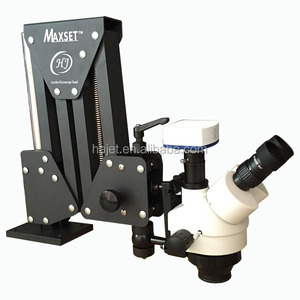 Microscope stéréoscopique <span class=keywords><strong>binoculaire</strong></span> Microscope dentaire et de bijoux avec caméra vidéo Microscope optique - Product Image 2