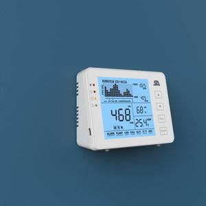 Monitor de <span class=keywords><strong>CO2</strong></span>, monitor de dióxido de carbono con temperatura y humedad para el hogar monitor de aire interior con registrador de datos/medidor de <span class=keywords><strong>CO2</strong></span> - Product Image 3