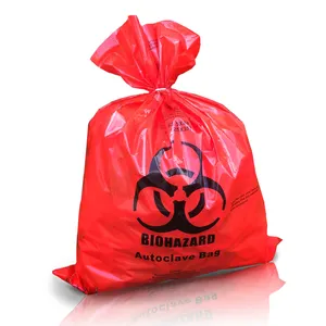 Bk09 saco de resíduos médicos de plástico biodegradável
