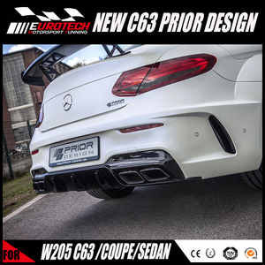 Mới đến W205 C63/<span class=keywords><strong>C</strong></span> Class Sedan/Coupe PD phong <span class=keywords><strong>c</strong></span>ách Carbon/ FRP rộng <span class=keywords><strong>c</strong></span>ơ thể Kit đối với Mercedes 2015-On - Product Image 6