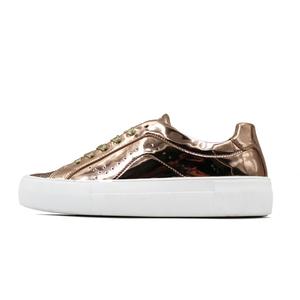 de lujo de las señoras respirables del deporte verano invierno lona planos personalizado <span class=keywords><strong>sin</strong></span> cordones mujeres zapatos casual - Product Image 3