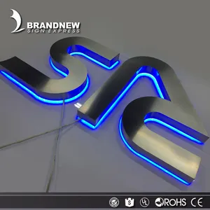 Led Signs Outdoor Waterproof Factory Supply 3D Stainless Steel Mirror Led Channel Letter Sign