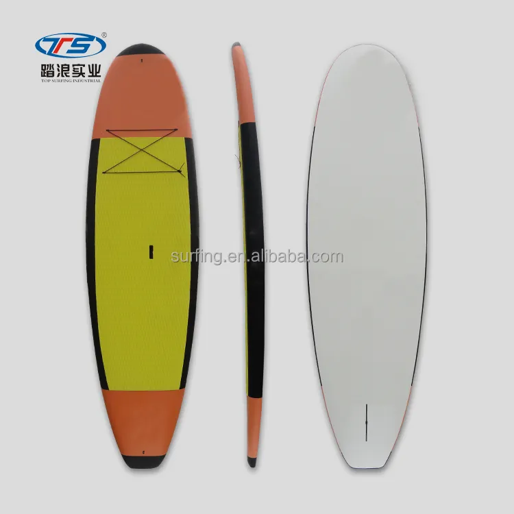 Fiber de verre futurs ailettes poly planche de surf longboard bambou longues planches de surf