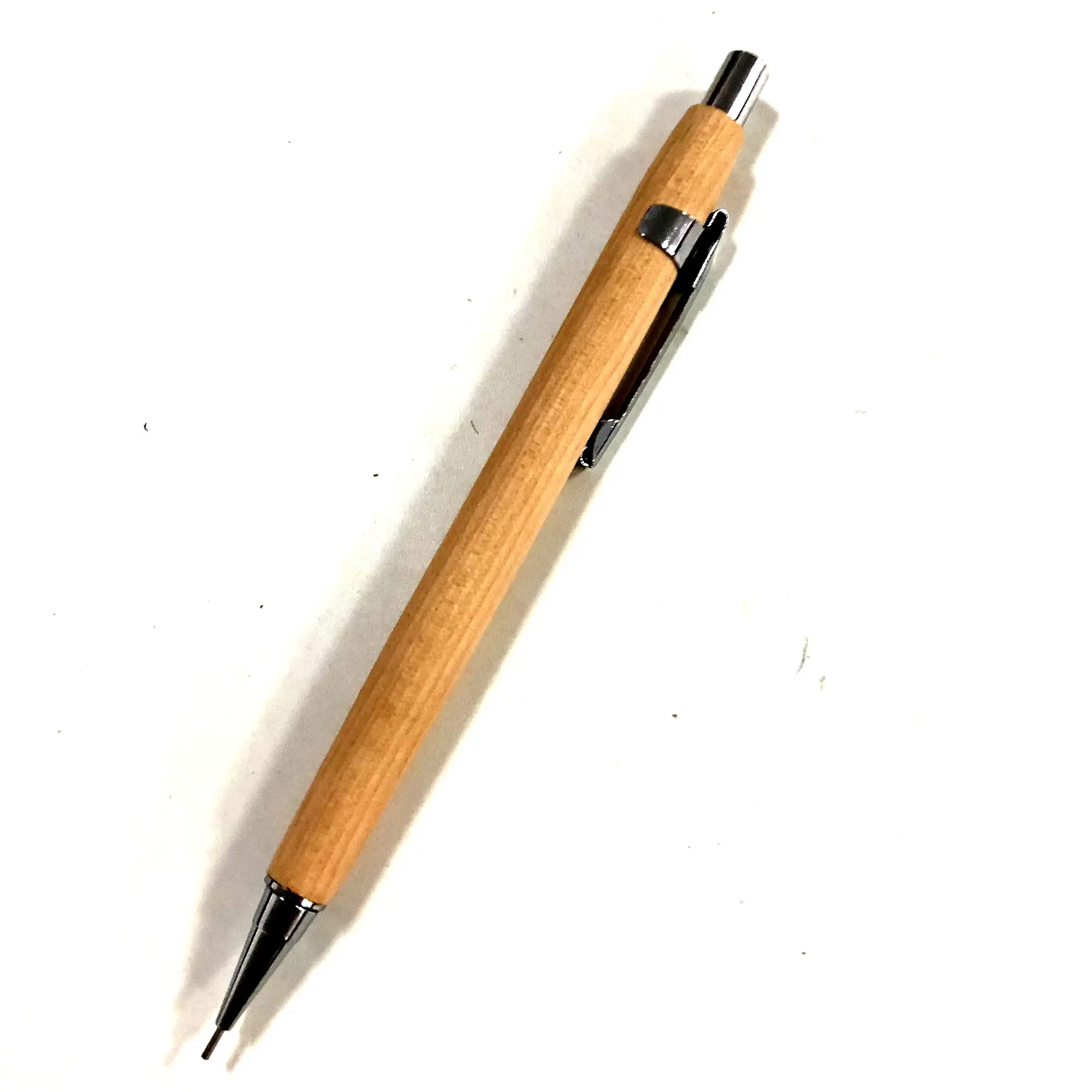 Школьные канцелярские принадлежности на заказ рекламные 0,7 мм нажимной свинцовый деревянный механический карандаш