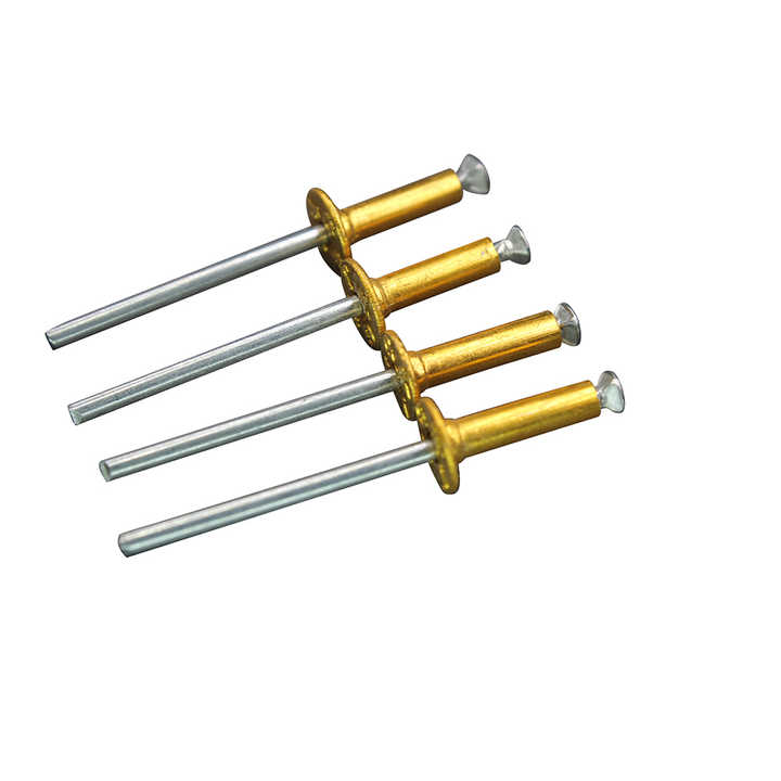 100 Rivetti Ciechi In Alluminio 3,2x16 Mm - Con Mandrino In Acciaio E Punta Da Trapano Inclusa - Foto 13