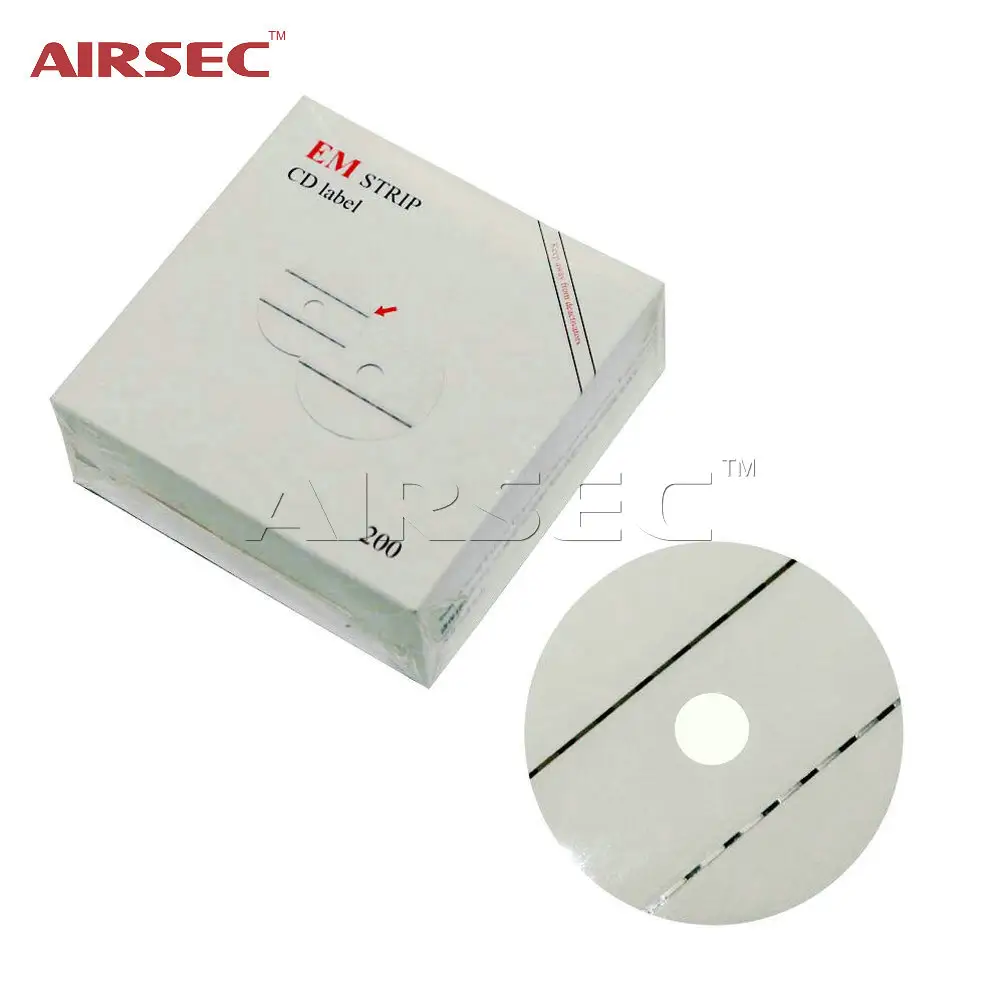 AIRSEC 도난 라이브러리 보안 CD/DVD EM 스티커