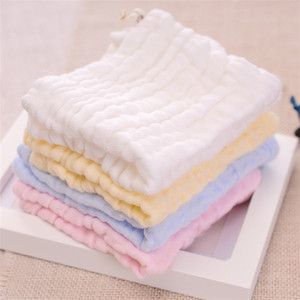 U-HomeTalk Débarbouillettes en mousseline UT-BJ005 pour bébé/Lingettes en mousseline naturelle pour bébé/Serviette douce pour nouveau-né et gant de toilette en mousseline - Product Image 1