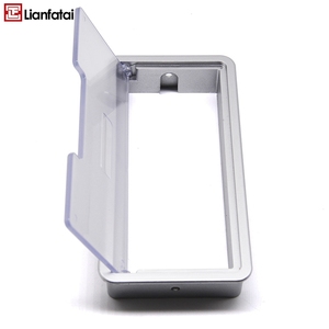 ABS Computer scrivania da ufficio cavo in plastica Grommet ferramenta accessori per mobili con tampone scatola di filo e filo di copertura - Product Image 3