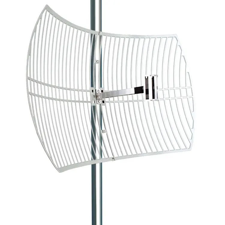 Antena Grid 1710-1880MHz 1.7Ghz 3G, Antena Jarak Jauh Ultra Jauh dengan Reflektor Parabola untuk Penguat Sinyal Stasiun Pangkalan