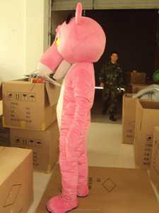 Godimento CE adulto pink panther costume della mascotte del Vestito Operato <span class=keywords><strong>Halloween</strong></span> in vendita - Product Image 3