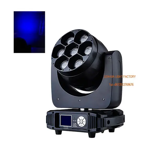 Pixel led luce lavare in movimento 740 fascio moving testa luci, 7x40 w zoom led della lavata di testa ha condotto la fase di illuminazione