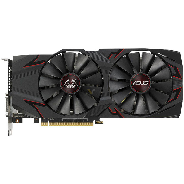二手华硕CERBERUS GTX1070TI A8G GDDR5 8008 MHz 256位8针游戏