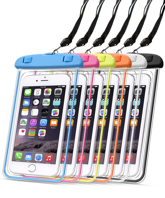 Waterproof Dry Bag Pouch for Mobile Phone Travel Swimming Beach Universal Water Resistant Case with Neck Strap
