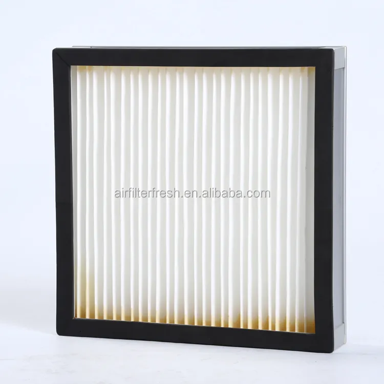 F5 F6 F7 Filltration system chemical gas cleaning panel mini-pleat filter furance filter