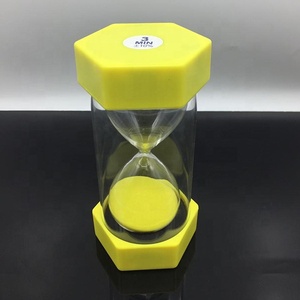 60 phút lớn nhựa hình lục giác đồng hồ cát hẹn giờ - Product Image 4