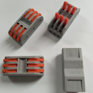 PCT2-3 Ignifuge Sans Vis à Connexion Rapide 3 en 3 Pôle L + <span class=keywords><strong>E</strong></span> + N Connecteurs de Bornier - Product Image 4