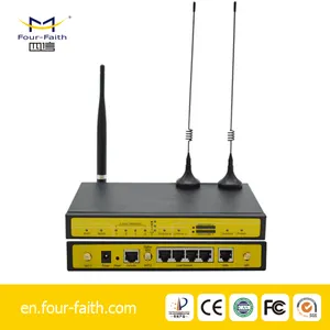 Fujiwarone — modem 3g sans fil industriel, modem, wi-fi, double carte SIM, avec 4 Lan ethernet, chargement de carte sim