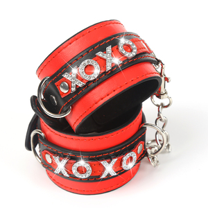 Noir loup Écologique matériel adulte <span class=keywords><strong>bondage</strong></span> retenue Sexy <span class=keywords><strong>doux</strong></span> moelleux poignet menottes haute qualité pas cher pour les femmes - Product Image 4