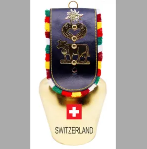 Pemasok cowbell swiss kualitas terbaik, lonceng suvenir grosir di swiss/Prancis/Austria/Jerman/Belgia/Italia