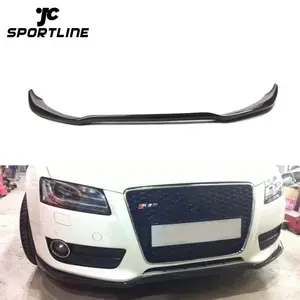 09〜11 A5 Carbon Fiber Front Lip Spoiler For Audi A5 2D 4D