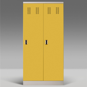 Vàng 4 cửa trẻ em thép almirah thiết kế với giá lahore trong bangladesh - Product Image 3