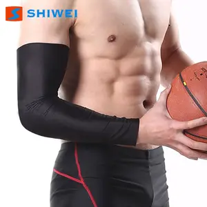 SHIWEI-HB-007 # Hoge Compressie Lycra Elleboog Brace Arm Mouw