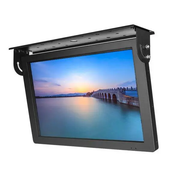 21.5" 22" inch vehicle coach bus LCD LED TV digital AD signage monitor with built-in media player and HDM1 VGA AV input