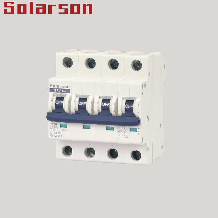 750V DC мини автомат защити цепи для солнечной 6.3A 10A 16A 20A 25A 31.5A 40A 50A 63A