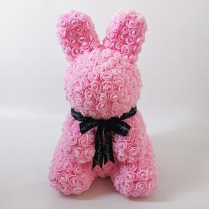 <span class=keywords><strong>Orsacchiotto</strong></span> di Fiori Natalizio Economico in Rose per Auguri e Regali, Vendita all'Ingrosso - Product Image 5