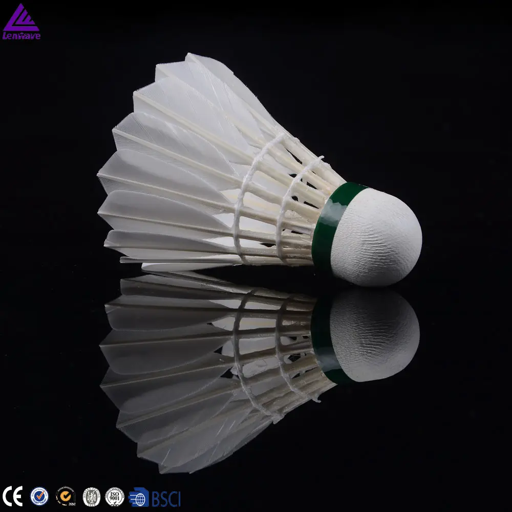 Lenwave brand duck feather cork badminton international tournament badminton