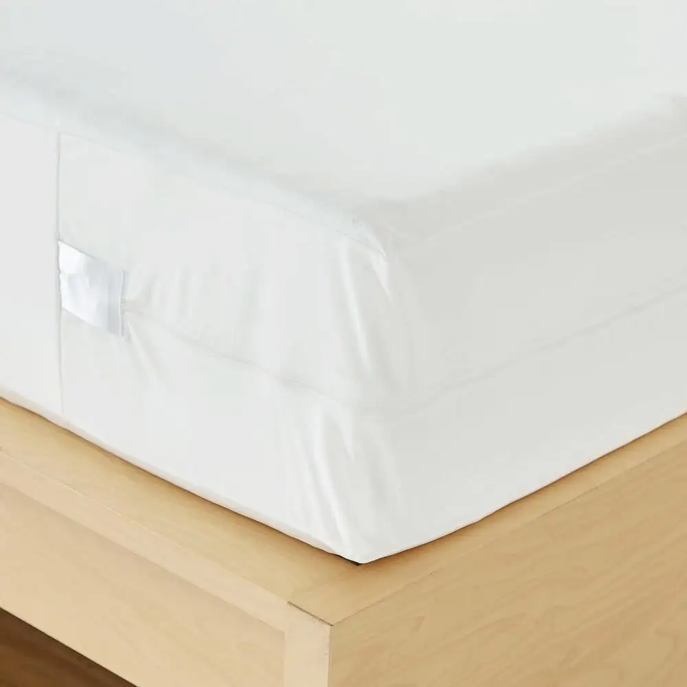 White Cotton Bed Bug Matratzen bezug mit Reiß verschluss für Hotel und Krankenhaus