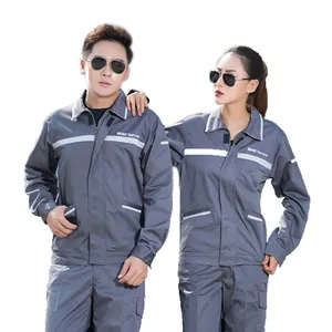 European Reflective Uniform Industrial Protective Mechanic Workwear