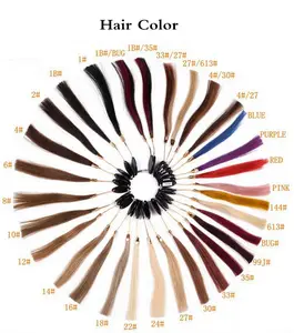 Cuticule Alignée Naturel Noir Remy Clip Humain dans les Extensions de Cheveux 100% Cheveux Humains