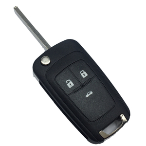 Cho OPEL VAUXHALL Insignia Astra Zafira Cho Chevrolet Cruze Cho <span class=keywords><strong>Buick</strong></span> 3 Nút Lật Gấp Từ Xa Vỏ Chìa Khóa Xe - Product Image 2