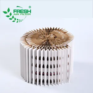 High Quality Paper Pleats For Effective Paint Storage Self-Supporting Filter Medium Made From 100 % Recycled Cardboard Filter.