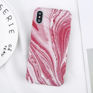 Slim mármol Piedra Rosa flor hoja patrón pintado hard PC teléfono caso para <span class=keywords><strong>el</strong></span> iPhone x 8 8 más 7 7 más 6 6 S se - Product Image 3