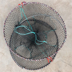 <span class=keywords><strong>Prix</strong></span> usine RGSN 380D HDPE maille pliable crabe poisson écrevisses homard crevettes <span class=keywords><strong>anguille</strong></span> vivant piège filet 60*43*22cm pêche carrée - Product Image 6