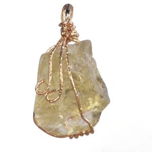 Moda siete colores piedra Natural bobinado cristal colgante transparente multicolor cadena collar cadena regalo para amigo - Product Image 6