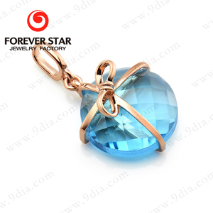 Grosir Alibaba Website Liontin Emas 14K Desain Baru Liontin Emas Mawar - Product Image 2