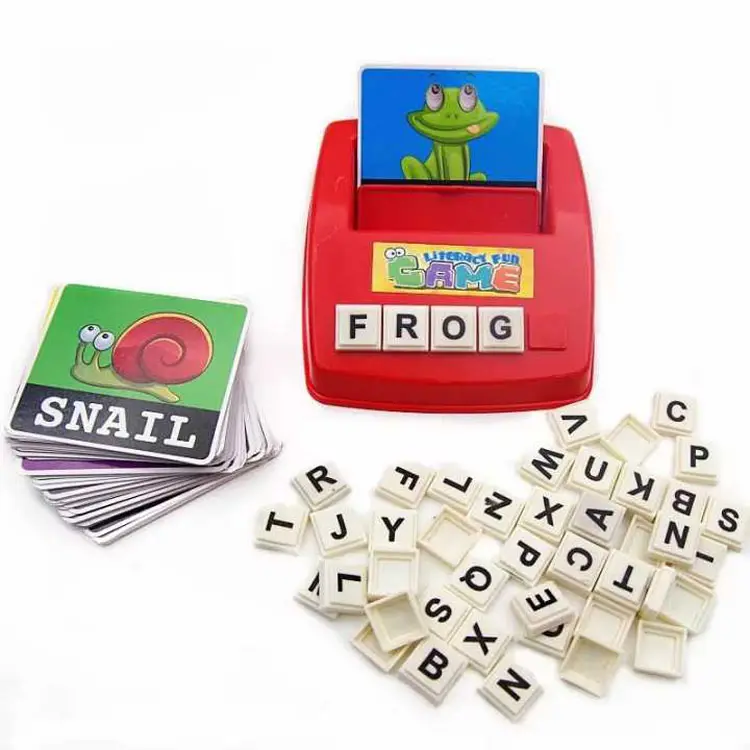 Mainan Edukasi Bahasa Inggris untuk Bayi, Mainan Edukasi Prasekolah, Puzzle, Mainan Belajar Bahasa Inggris, Mainan Belajar Membaca