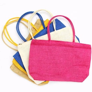 Promotionnel Drop Ship Meilleur Cadeau Simple Couleure bonbon Paille Sacs de Plage D'été - Product Image 3