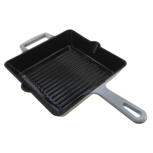 CE Certificate Enameled <strong>Cast</strong> Iron square Grill <strong>Pan</strong> - Product Image 6