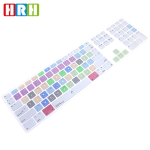 DaVinci Resolve Logic Pro X Steinberg Cubase Studio Un clavier de protection siliocone pour imac raccourcis clavier peau - Product Image 6