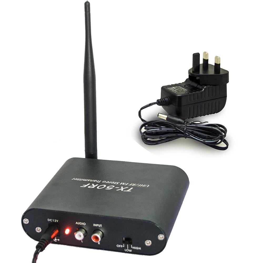 TX-50RF サイレントディスコ3チャンネルトランスミッター② 2-4 Channel Silent Disco Transmitter TX-50RF - UHF/RF, Wireless DJ