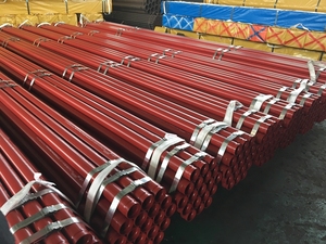 Ral 3000 레드 페인팅 ASTM A795 소방 스프링클러 스틸 파이프 그루브 엔드 에서 Youfa 그룹 - Product Image 5